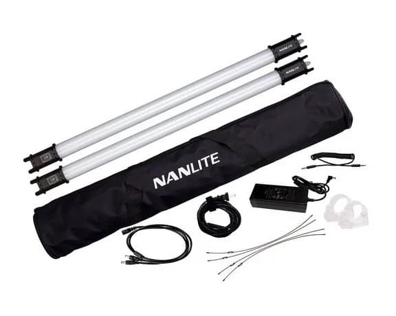 LED трубки Nanlite PavoTube 15C 2 Ft RGBWW LED Tube 2 Light Kit
